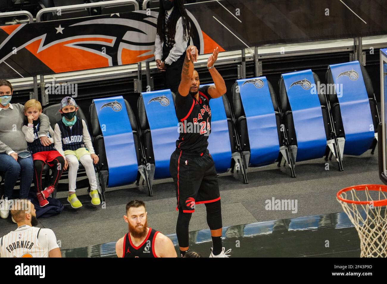 Orlando, Florida, USA, February 2, 2021, Toronto Rapters face the ...