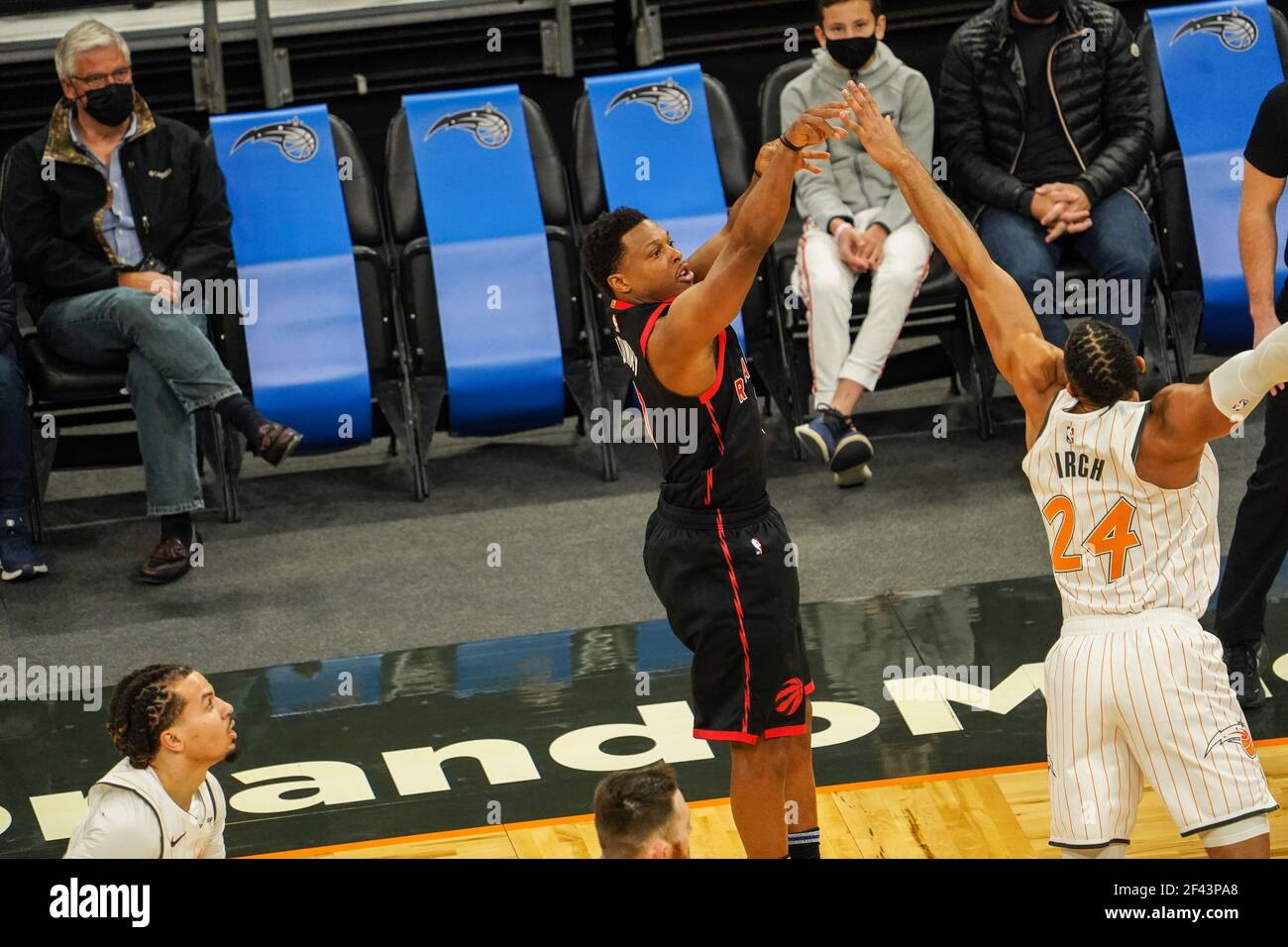 Orlando, Florida, USA, February 2, 2021, Toronto Rapters face the ...