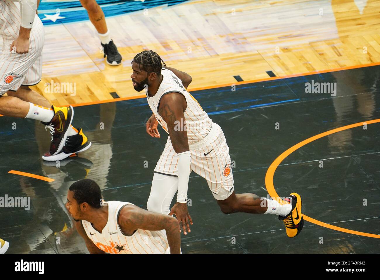 Orlando, Florida, USA, February 2, 2021, Toronto Rapters face the ...