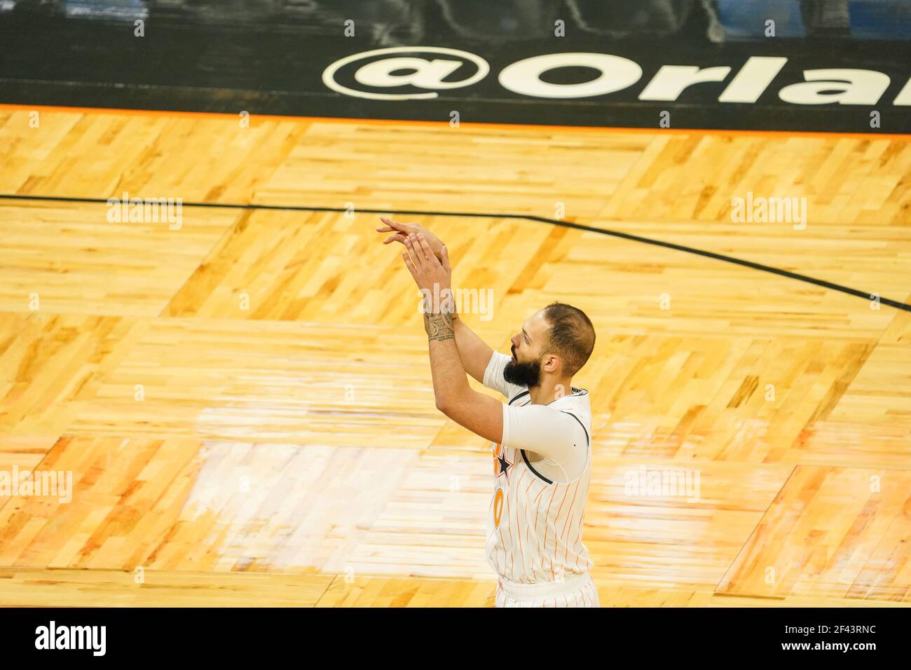 Orlando, Florida, USA, February 2, 2021, Toronto Rapters face the ...
