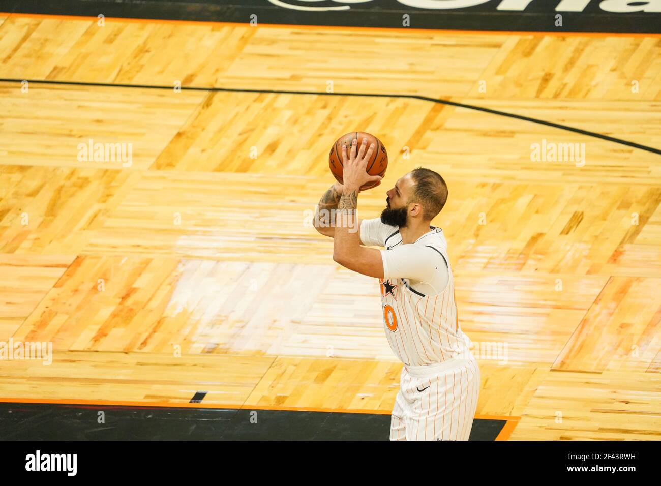 Orlando, Florida, USA, February 2, 2021, Toronto Rapters face the ...