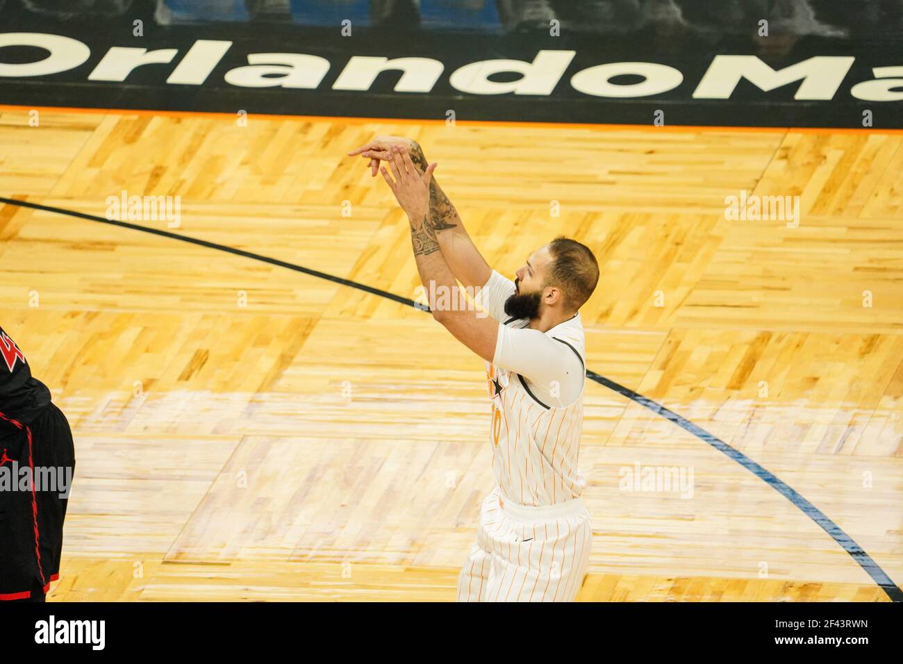 Orlando, Florida, USA, February 2, 2021, Toronto Rapters face the ...