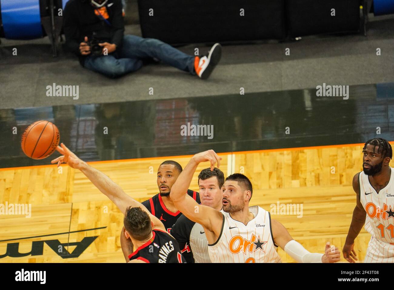 Orlando, Florida, USA, February 2, 2021, Toronto Rapters face the ...