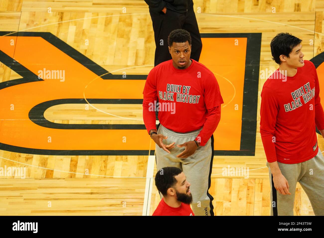 Orlando, Florida, USA, February 2, 2021, Toronto Rapters face the ...