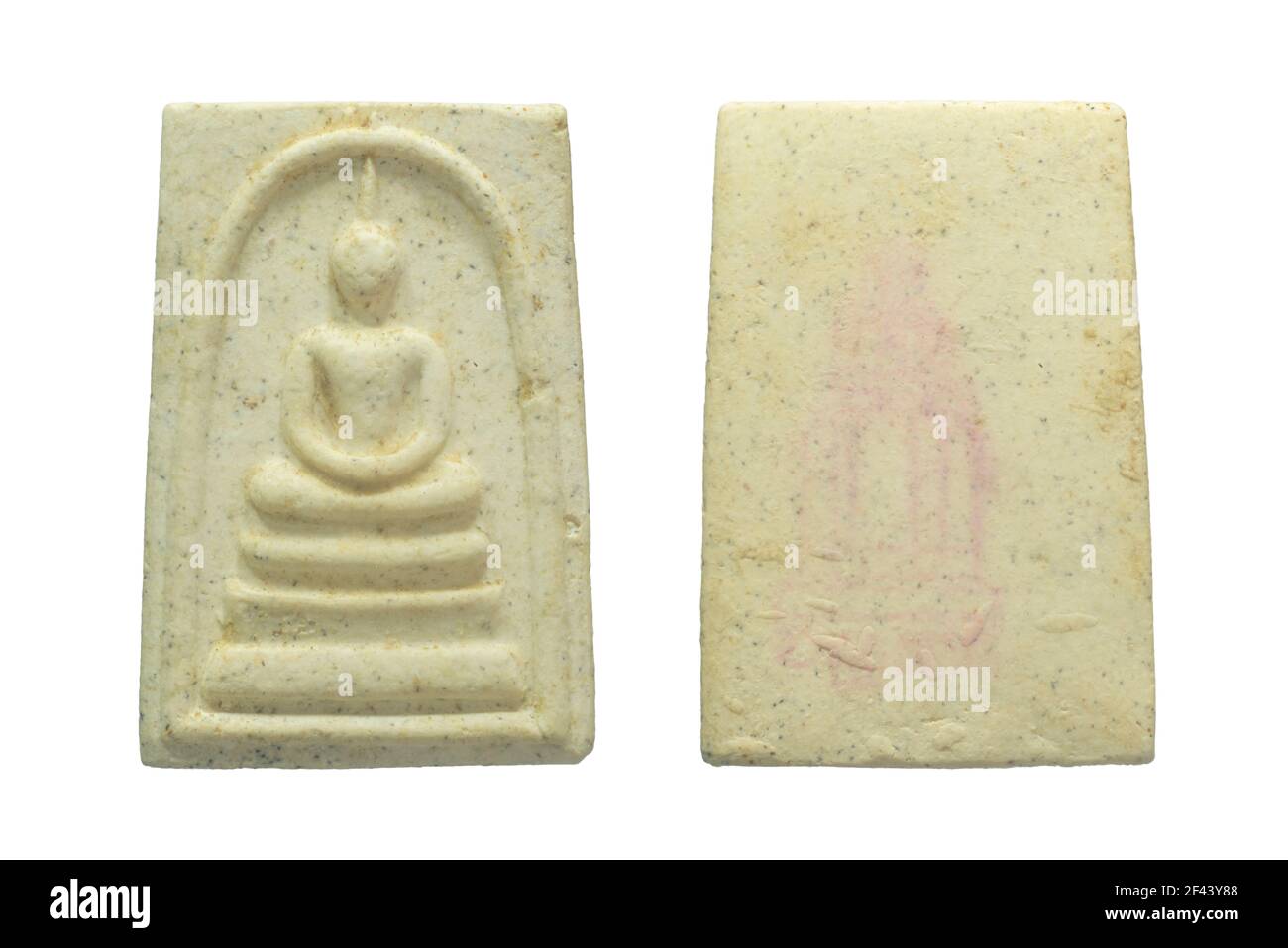 Buddha amulets of Wat Rakhang Khositaram Woramahawiharn Temple. Phra somdej WAT rakhang , March 27, 1993 Stock Photo