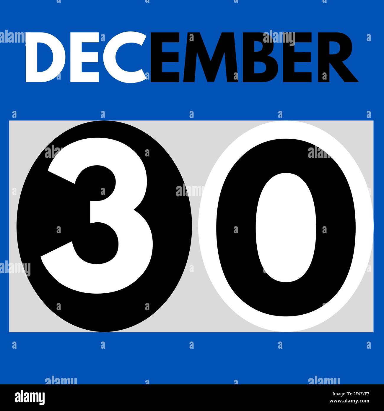 30 december icon hi-res stock photography and images - Alamy