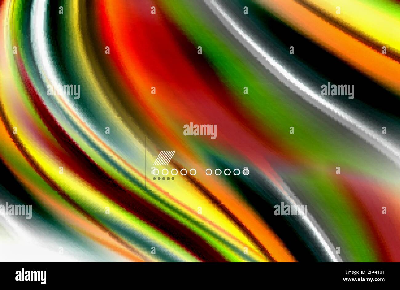 Rainbow color waves, vector blurred abstract background. Rainbow color ...