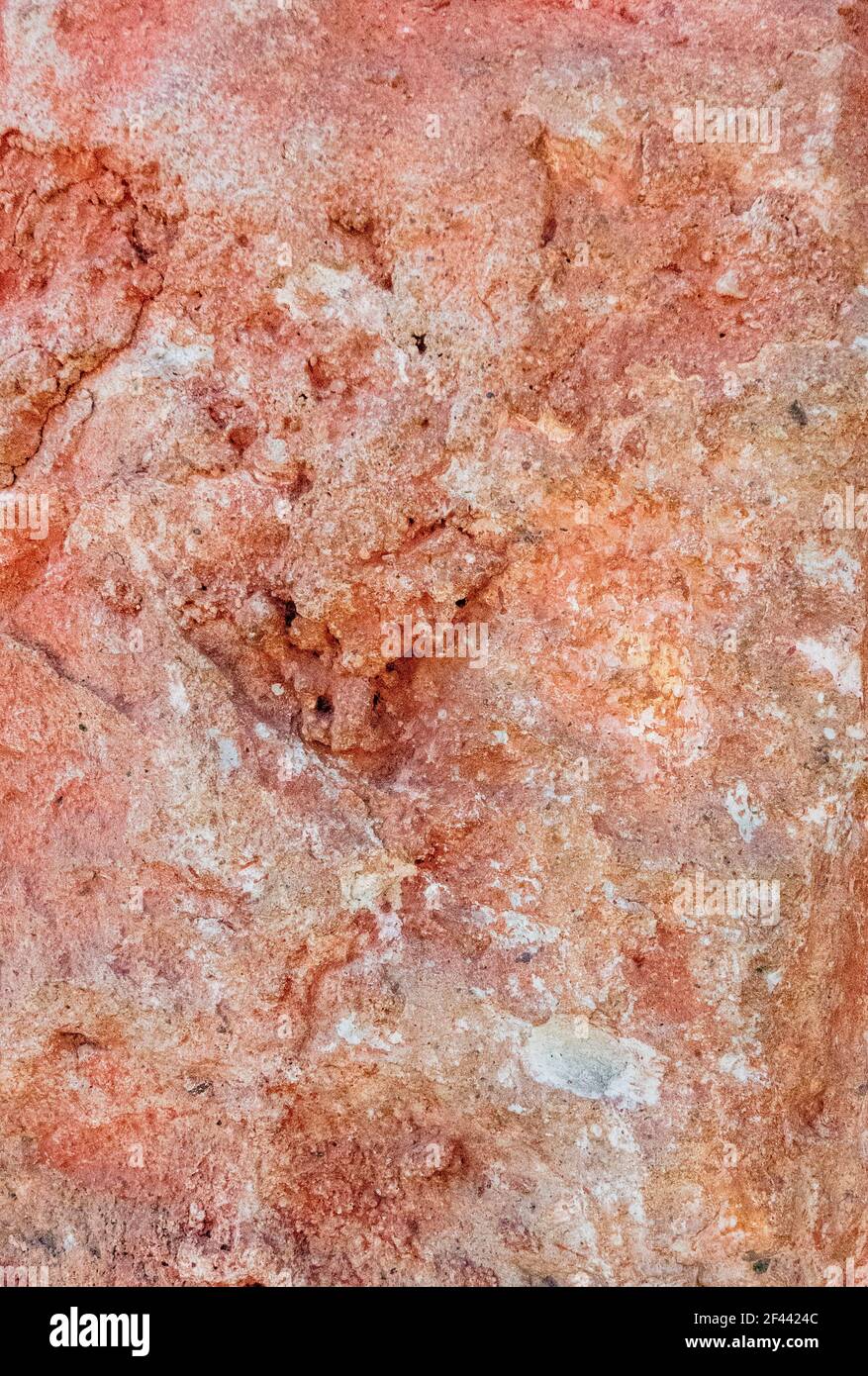 Stone background texture orange and white. Stock Photo