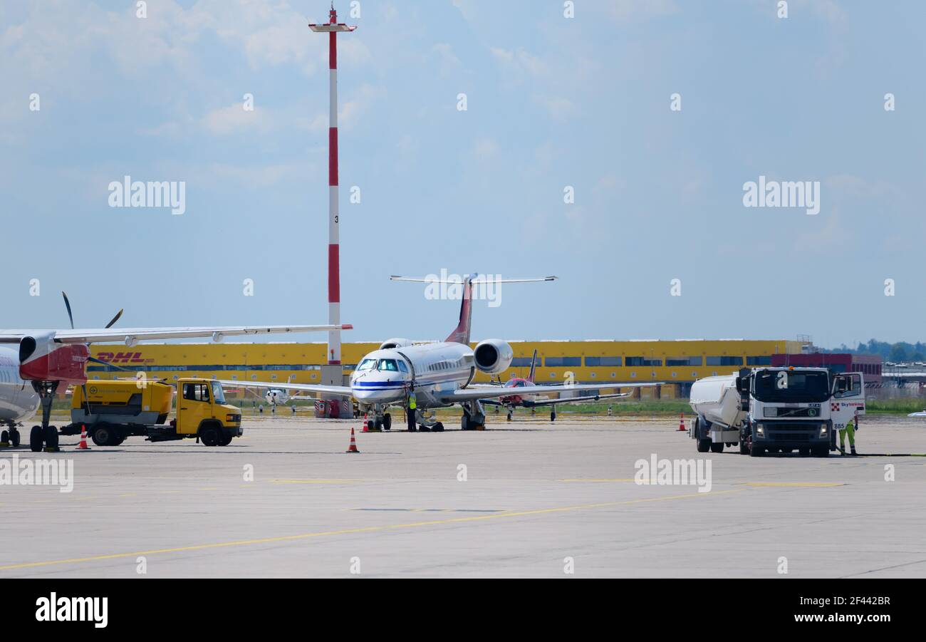 hoersching, austria, 04 june 2019, airport of linz Stock Photo - Alamy