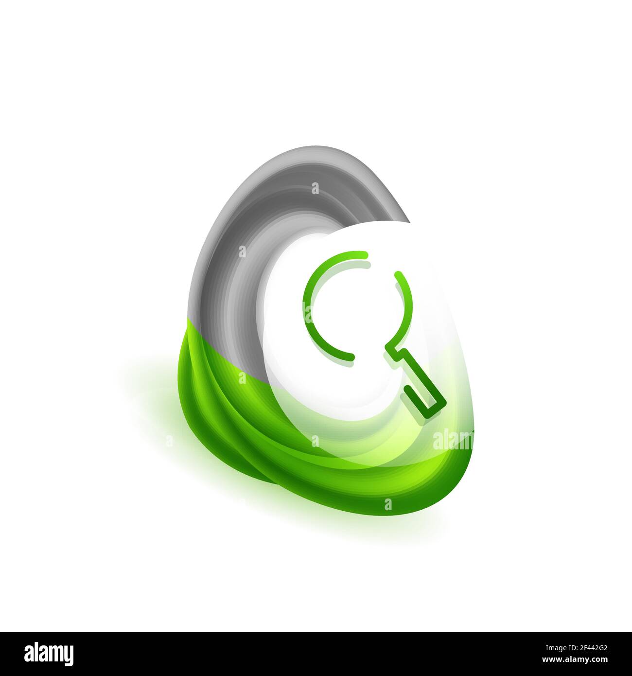 Search magnifyier web button, magnify icon. Modern magnifying glass ...