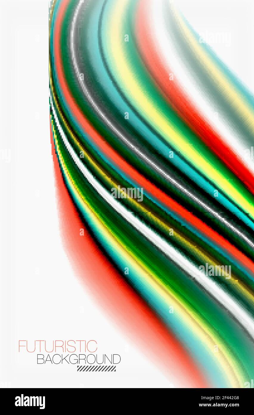 Glitter fluid background colorful Stock Vector Images - Alamy