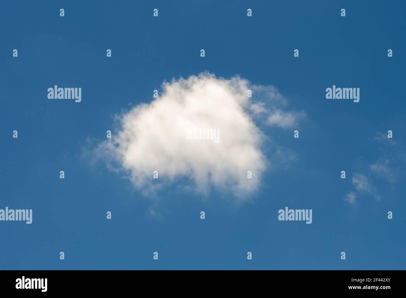 White cloud in blue sky , background Stock Photo - Alamy