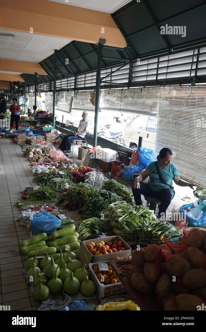 local ethnic products in tamu market, Miri, Sarawak Stock Photo