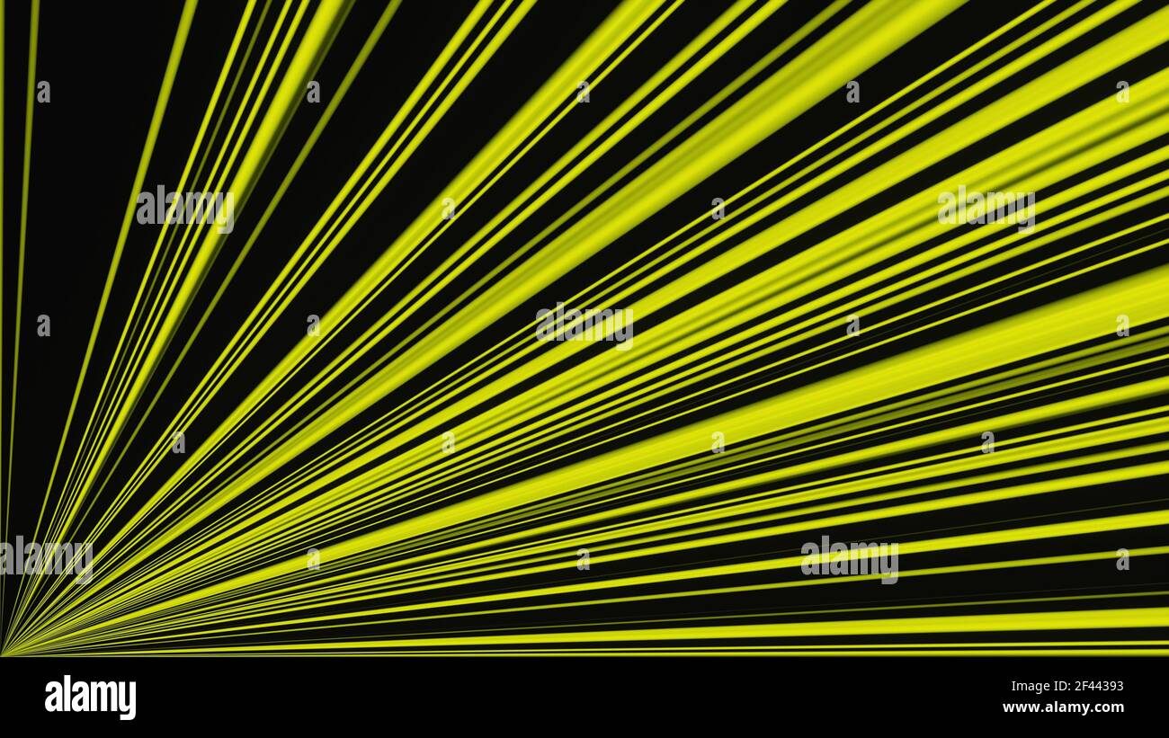 Yellow and black texture abstract background linear wave voronoi magic noise wallpaper brick musgrave line gradient 4k hd high resolution stripes Stock Photo