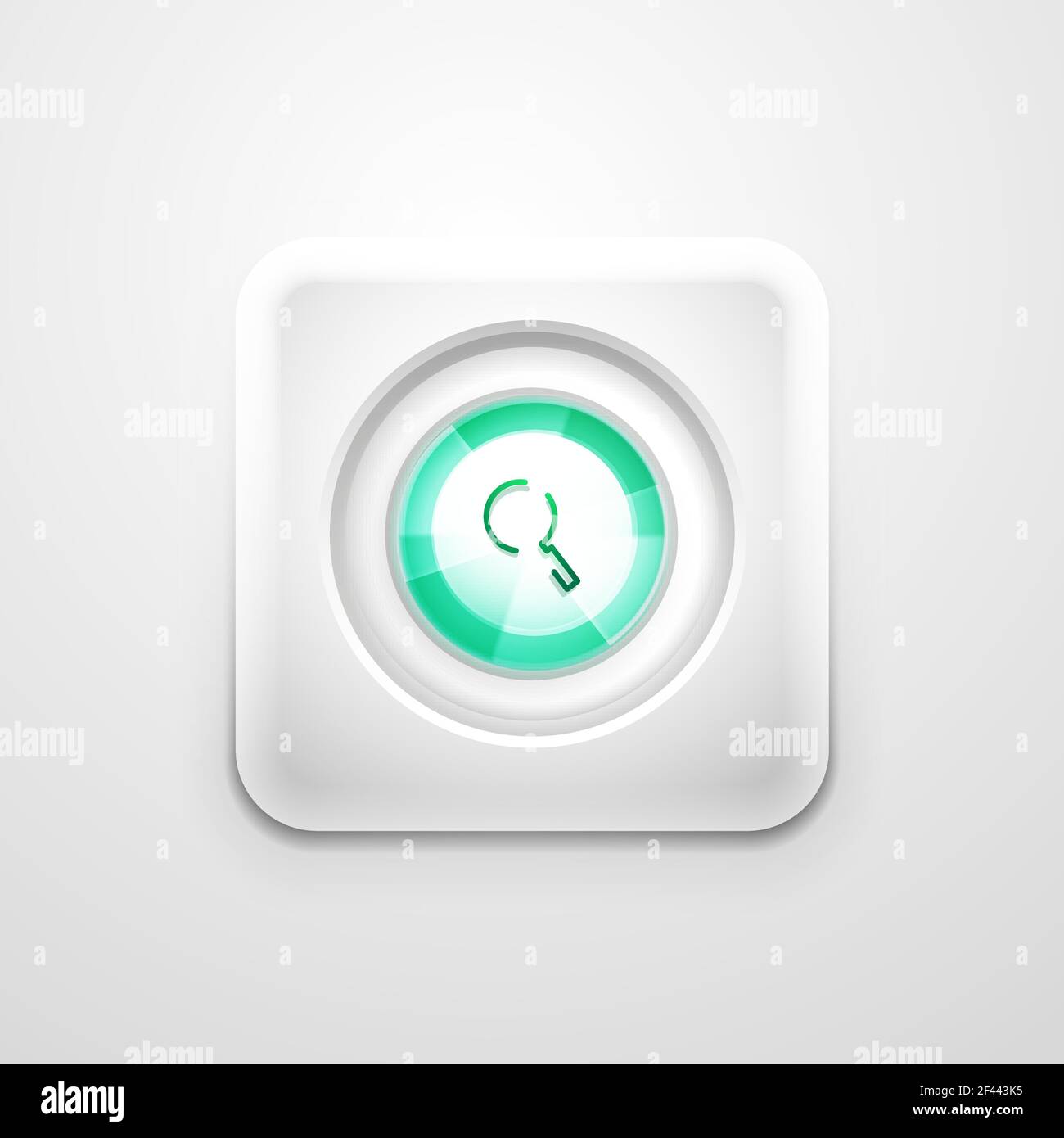 Search magnifyier web button, magnify icon. Modern magnifying glass ...