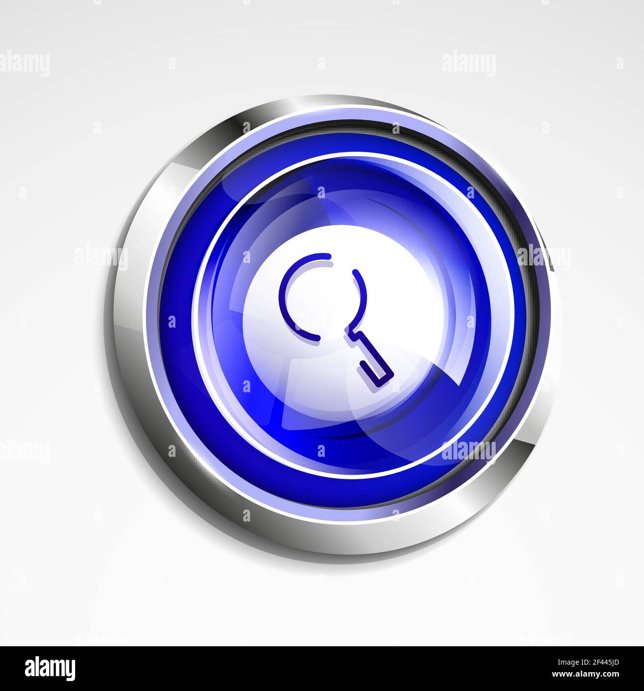 Search magnifyier web button, magnify icon. Modern magnifying glass ...