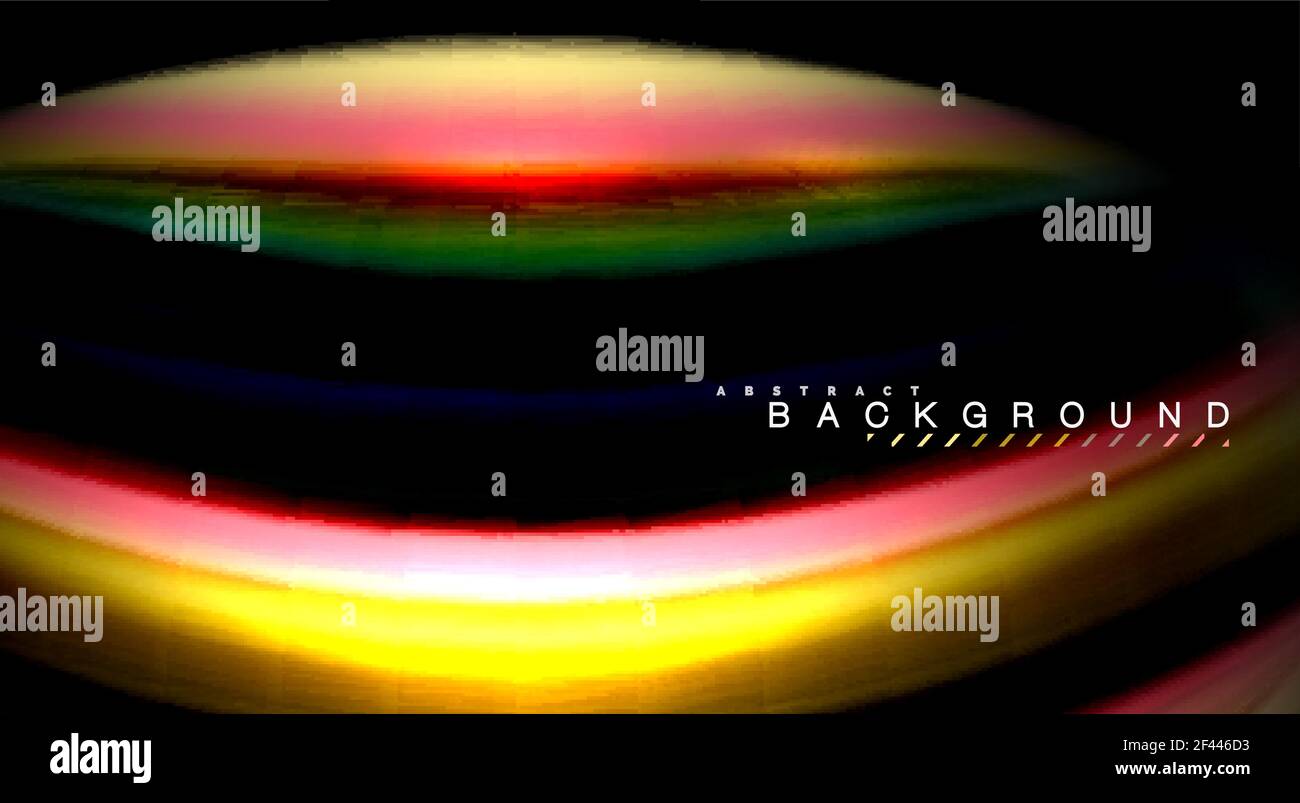 Blur color wave lines abstract background. Blur color wave lines ...