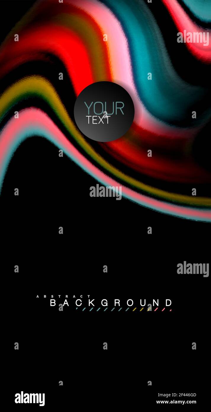 Blur color wave lines abstract background. Blur color wave lines ...