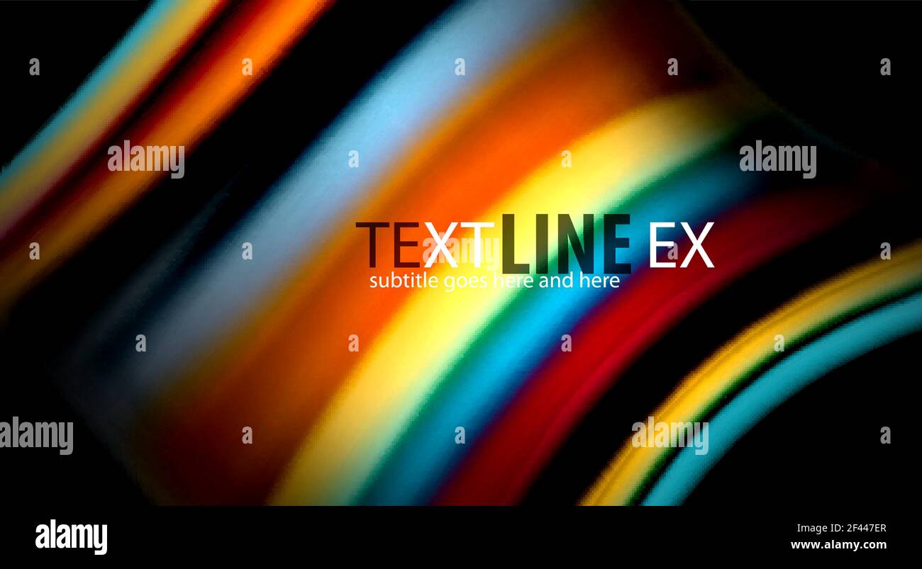Blur color wave lines abstract background. Blur color wave lines ...