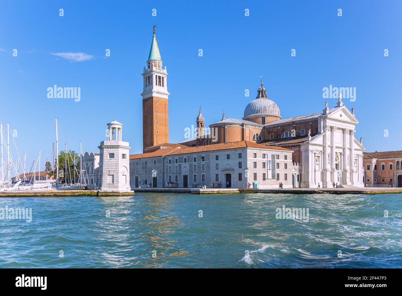 geography / travel, Italy, Venetia, Venice, Basilica San Giorgio Maggiore, Additional-Rights-Clearance-Info-Not-Available Stock Photo