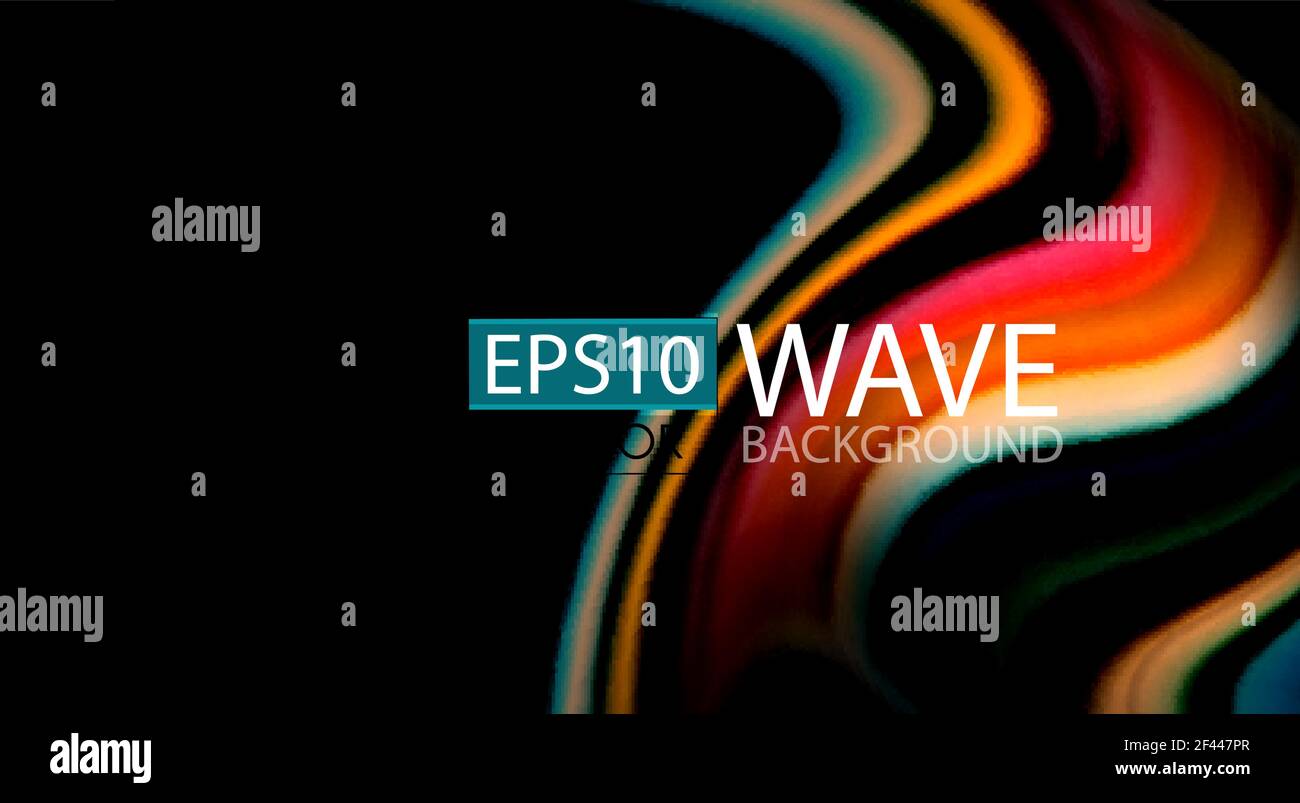 Blur color wave lines abstract background. Blur color wave lines ...