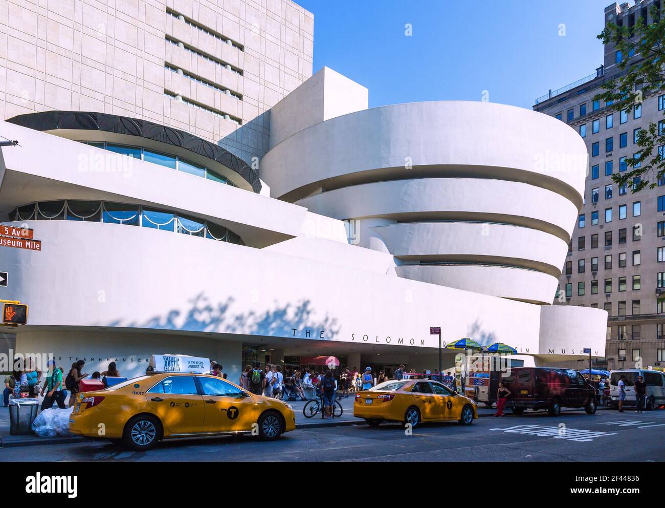 geography / travel, USA, New York, New York City, Manhattan, Solomon R. Guggenheim museum, Additional-Rights-Clearance-Info-Not-Available Stock Photo