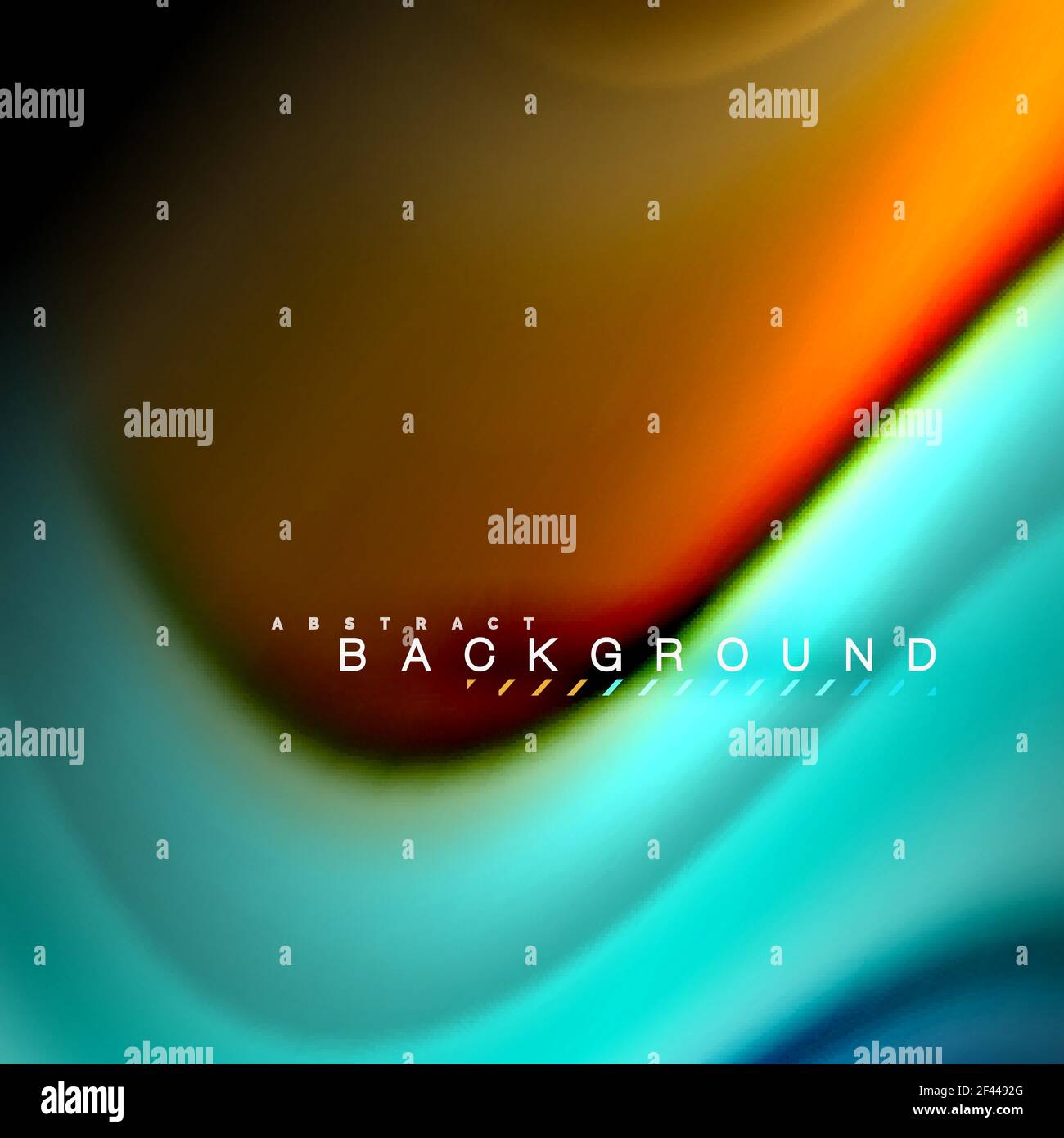 Fluid mixing colors vector wave abstract background design. Colorful ...