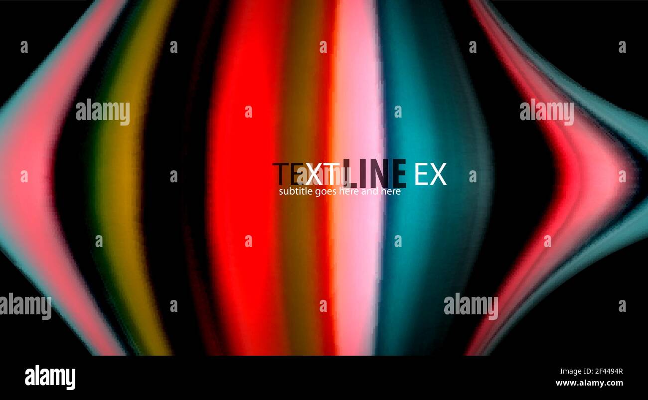 Blur color wave lines abstract background. Blur color wave lines ...