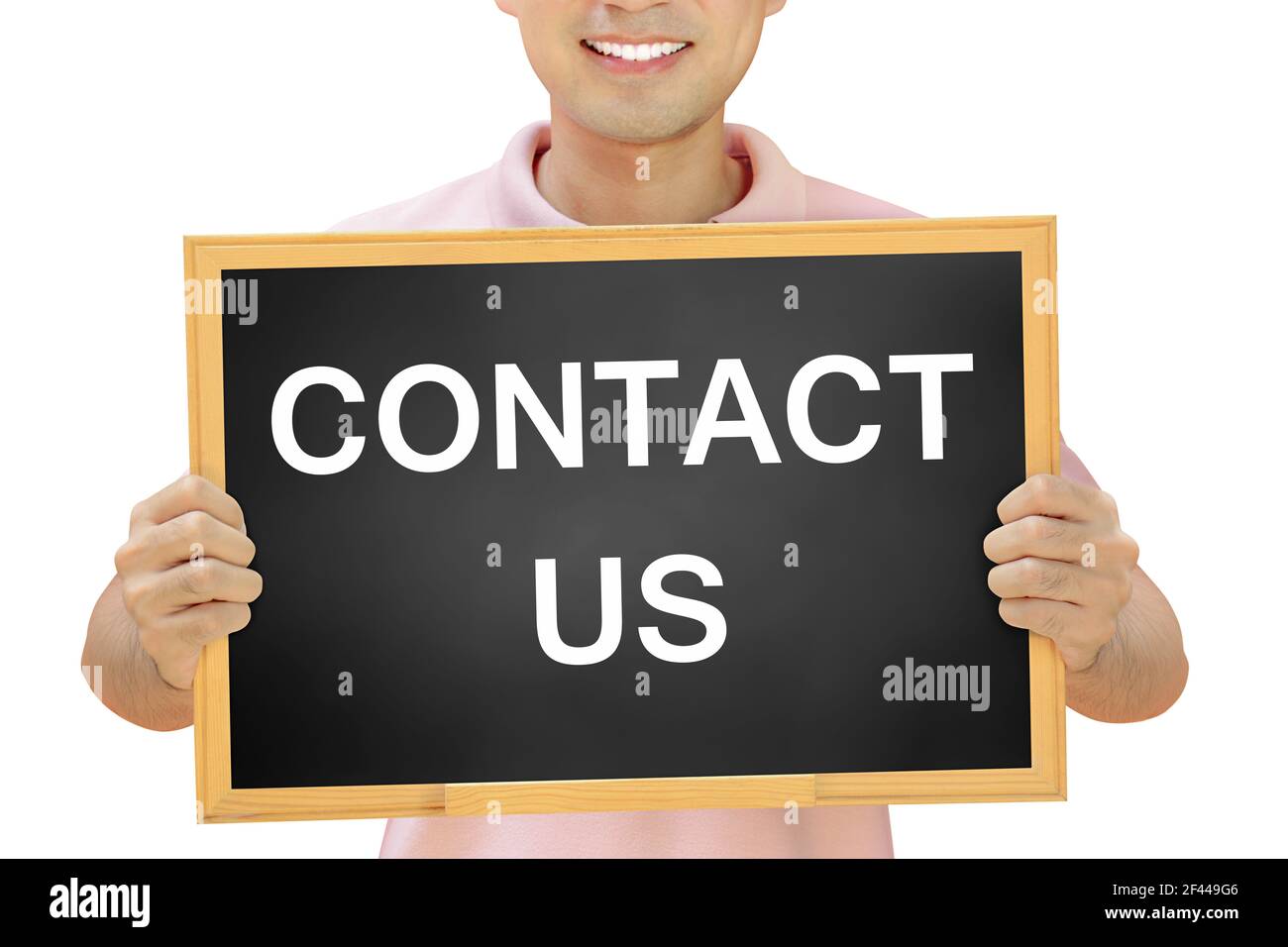 Contact us concept hand hi-res stock photography and images - Alamy