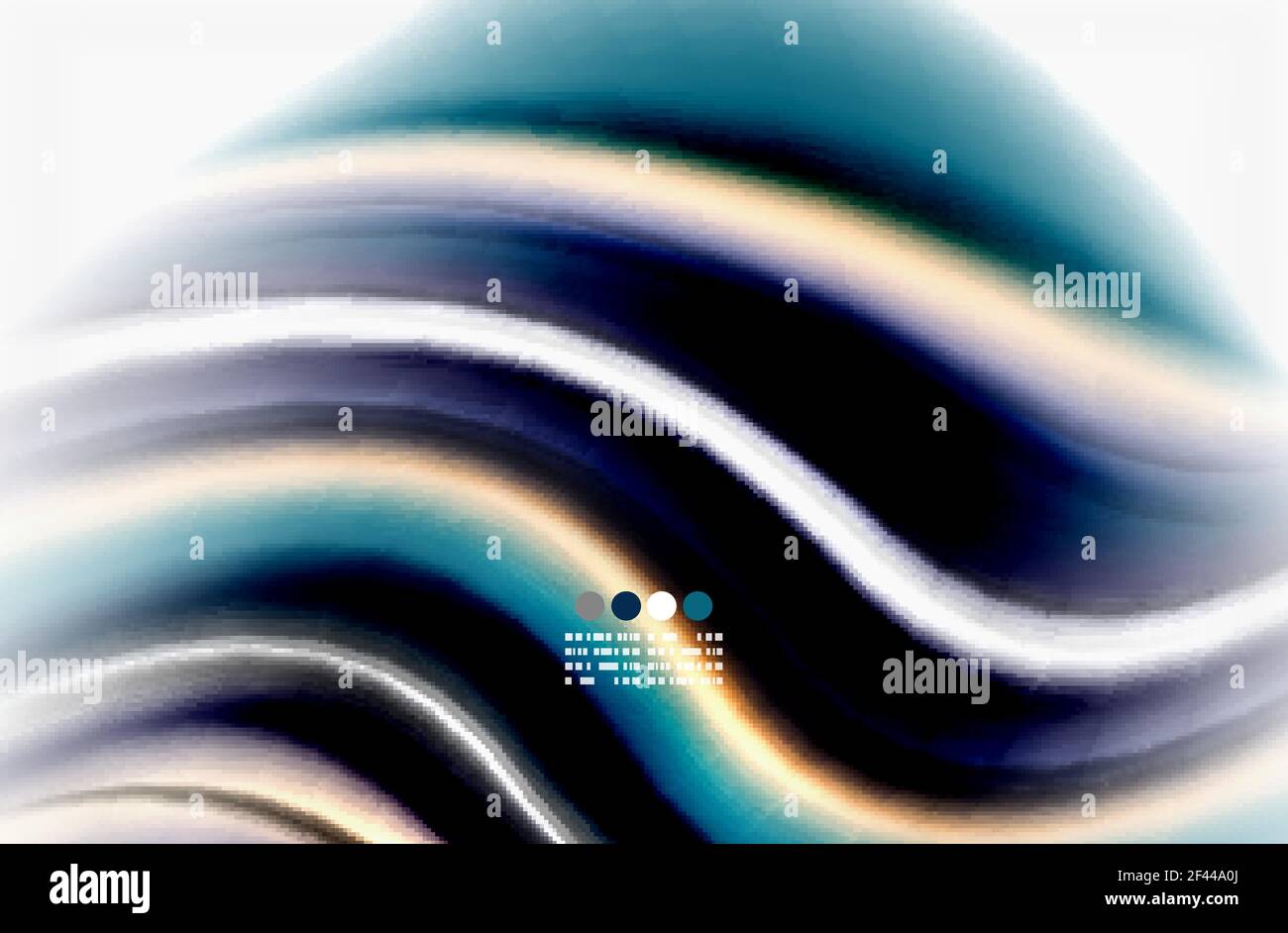 Rainbow color waves, vector blurred abstract background. Rainbow color ...