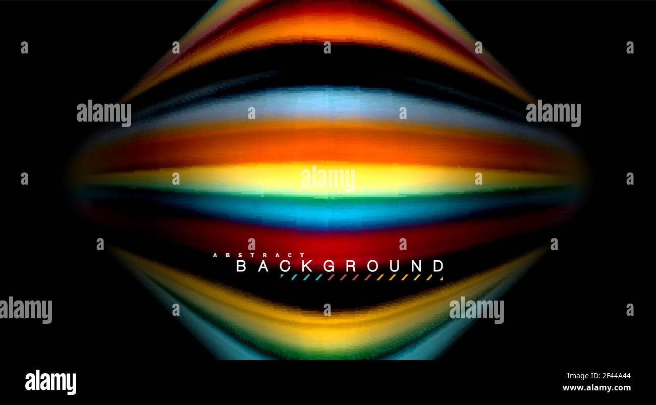 Blur color wave lines abstract background. Blur color wave lines ...