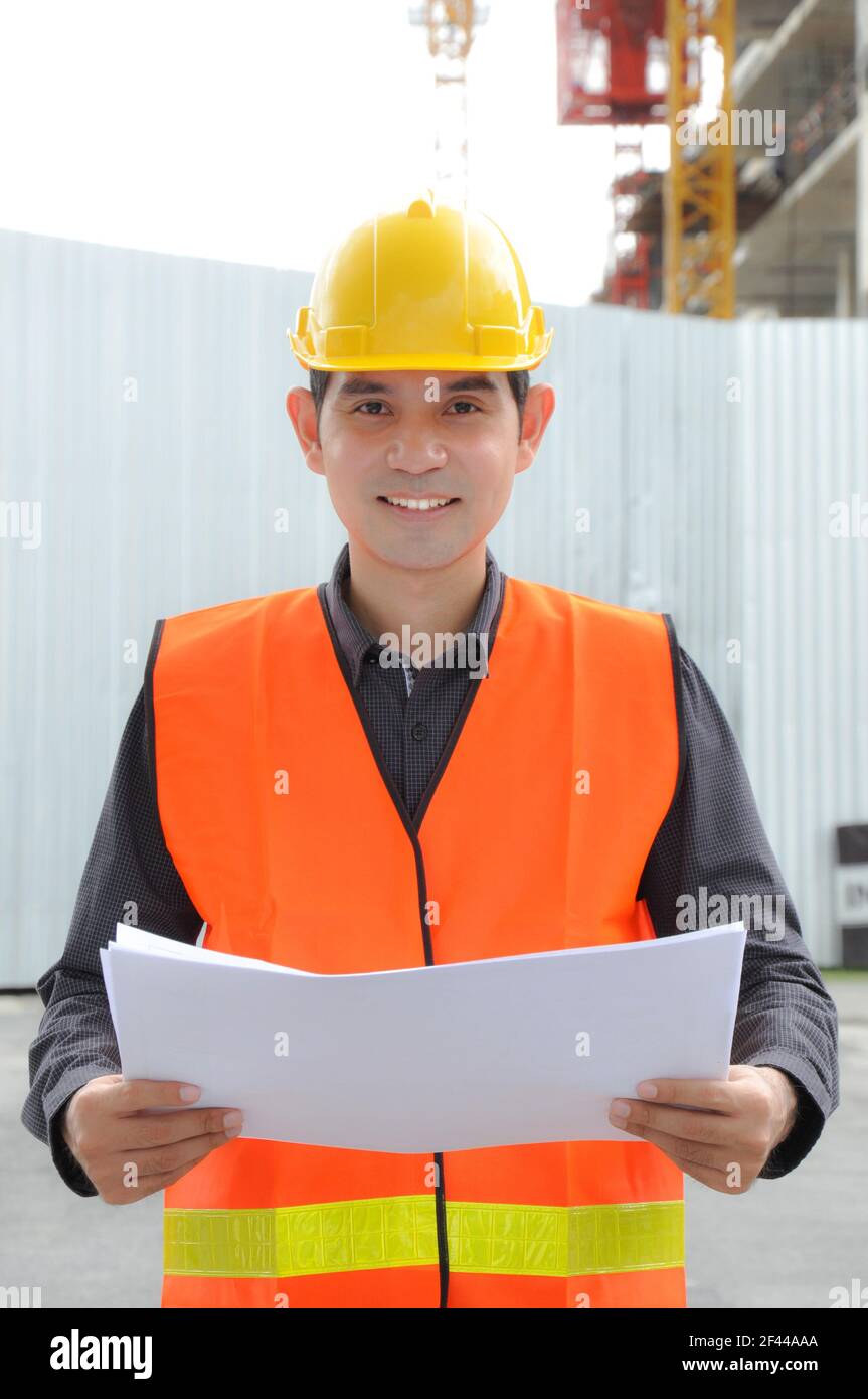 Architect wearing hard hat hires stock photography and images Alamy