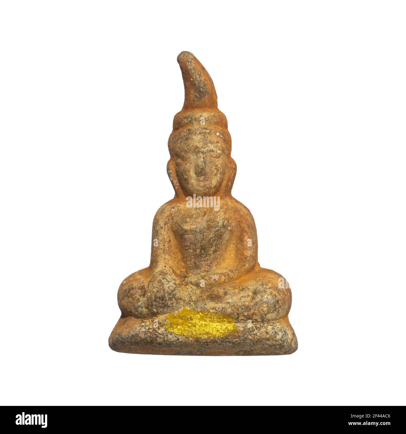 Amulets Rusty Red of tha kradan temple, Amphoe Si Sawat Kanchanaburi province. Thailand Stock Photo