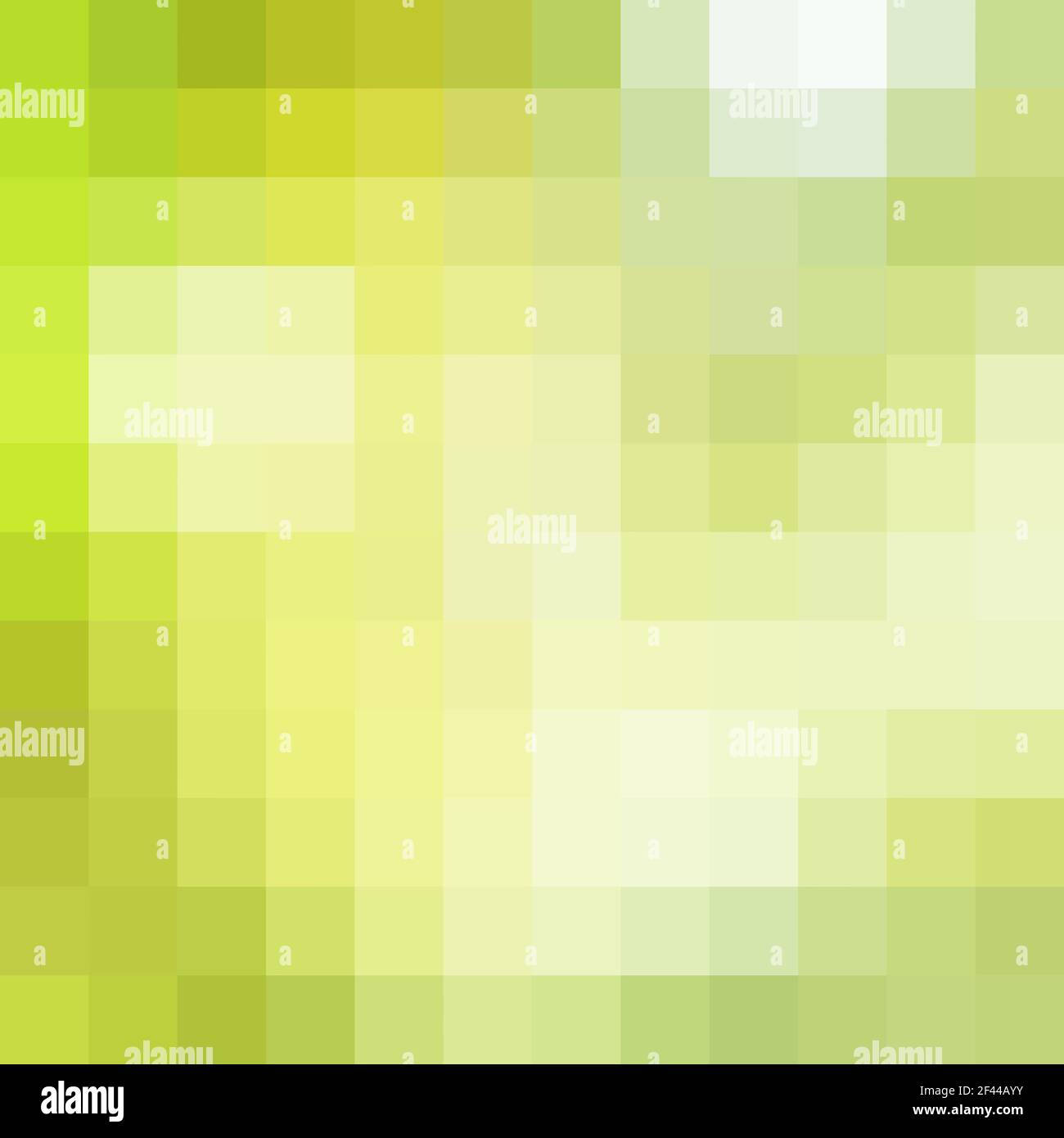 Abstract yellow & green pixel pattern as background Stock Photo