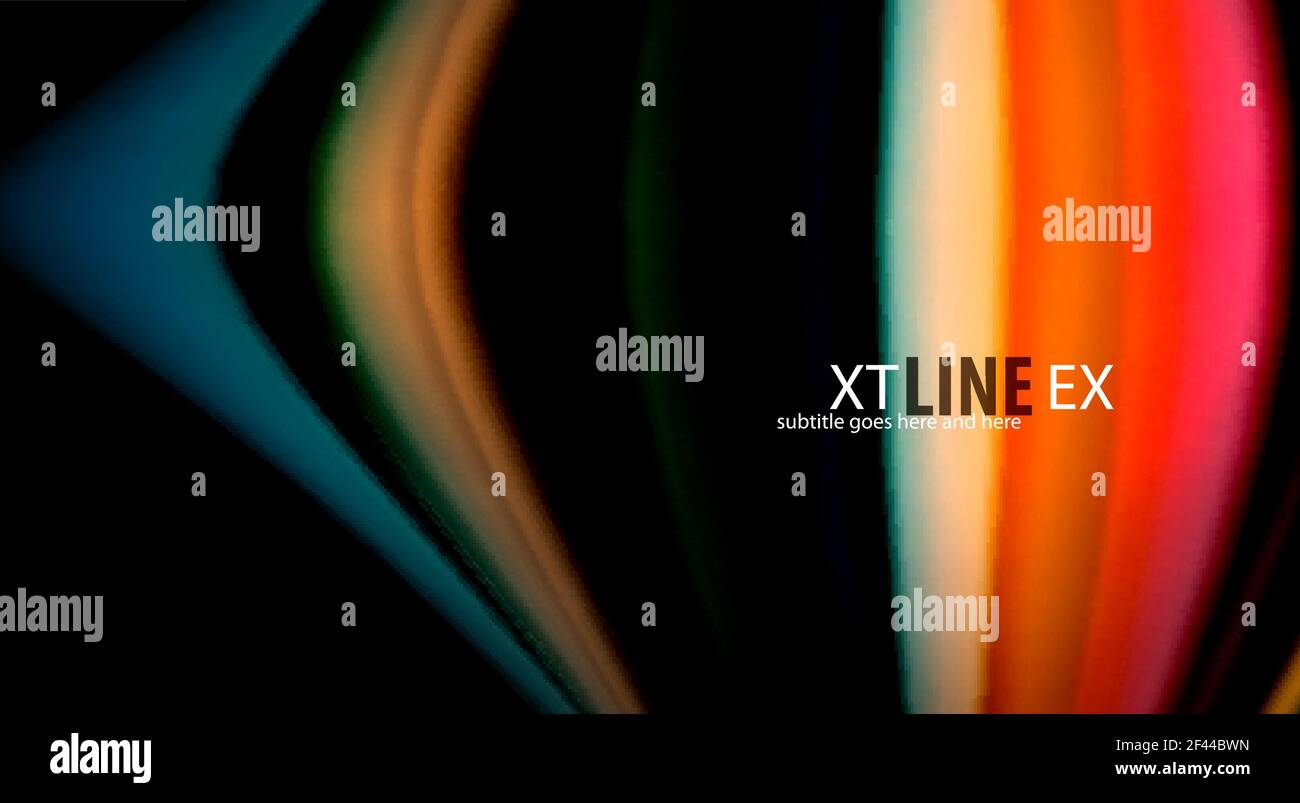 Blur color wave lines abstract background. Blur color wave lines ...
