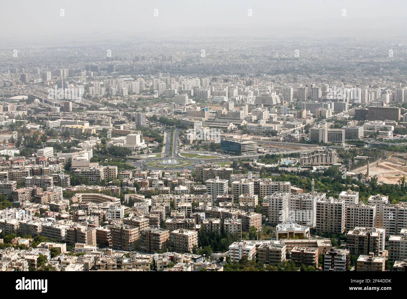 Damascus,Syria August 04,2010 Syria before the war. general view of