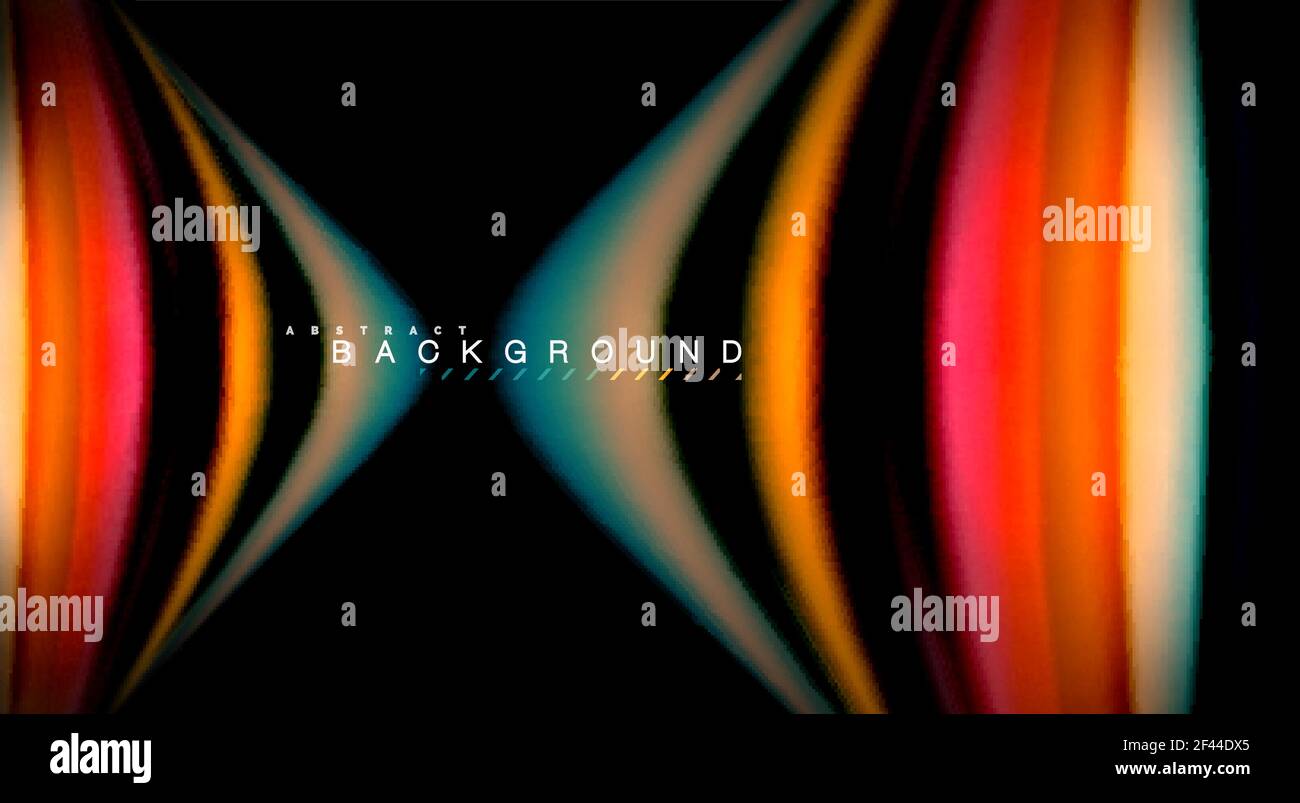 Blur color wave lines abstract background. Blur color wave lines ...