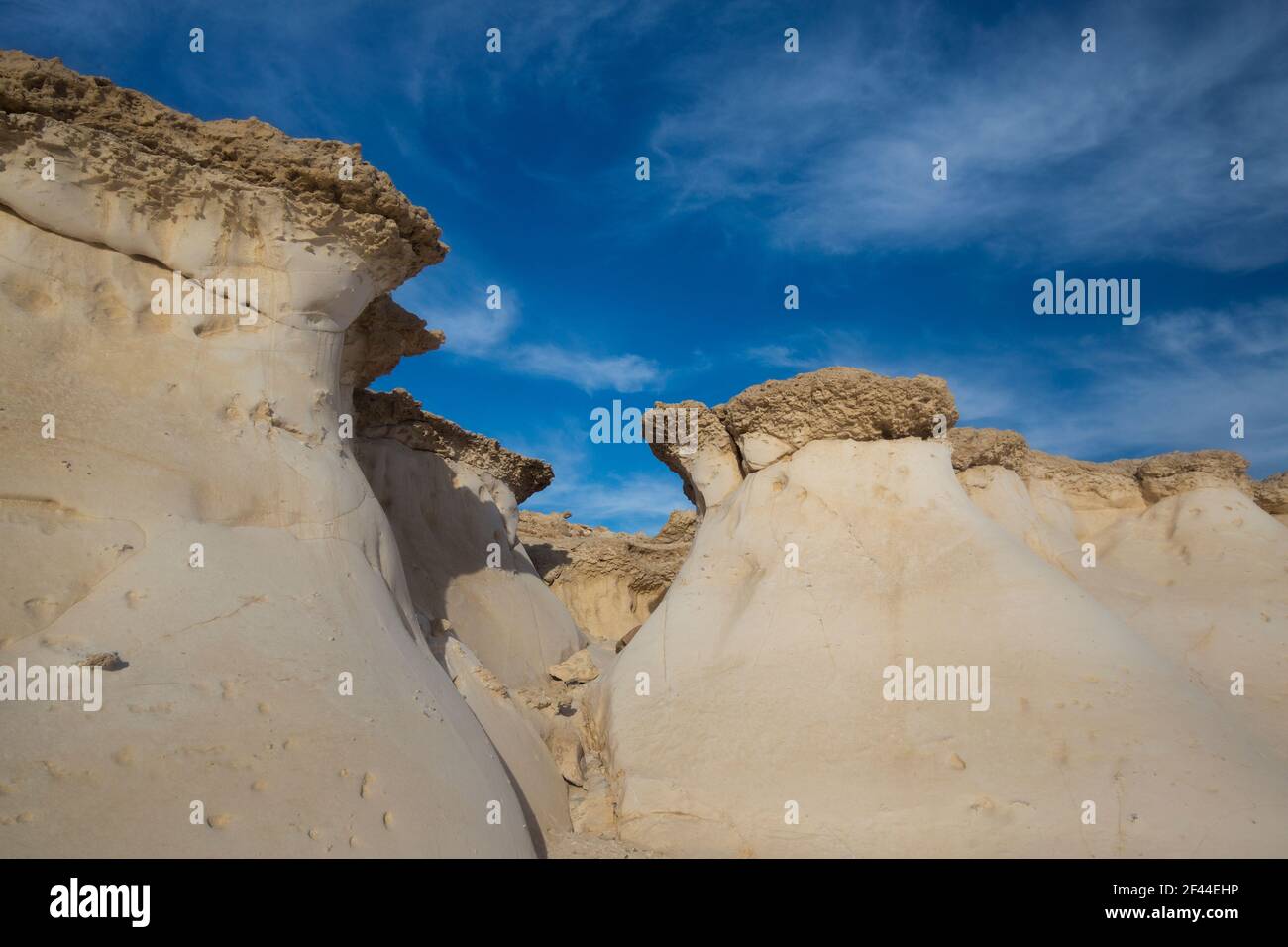 Israel, Negev desert, landscape in the western Negev desert near Nitzana Stock Photo