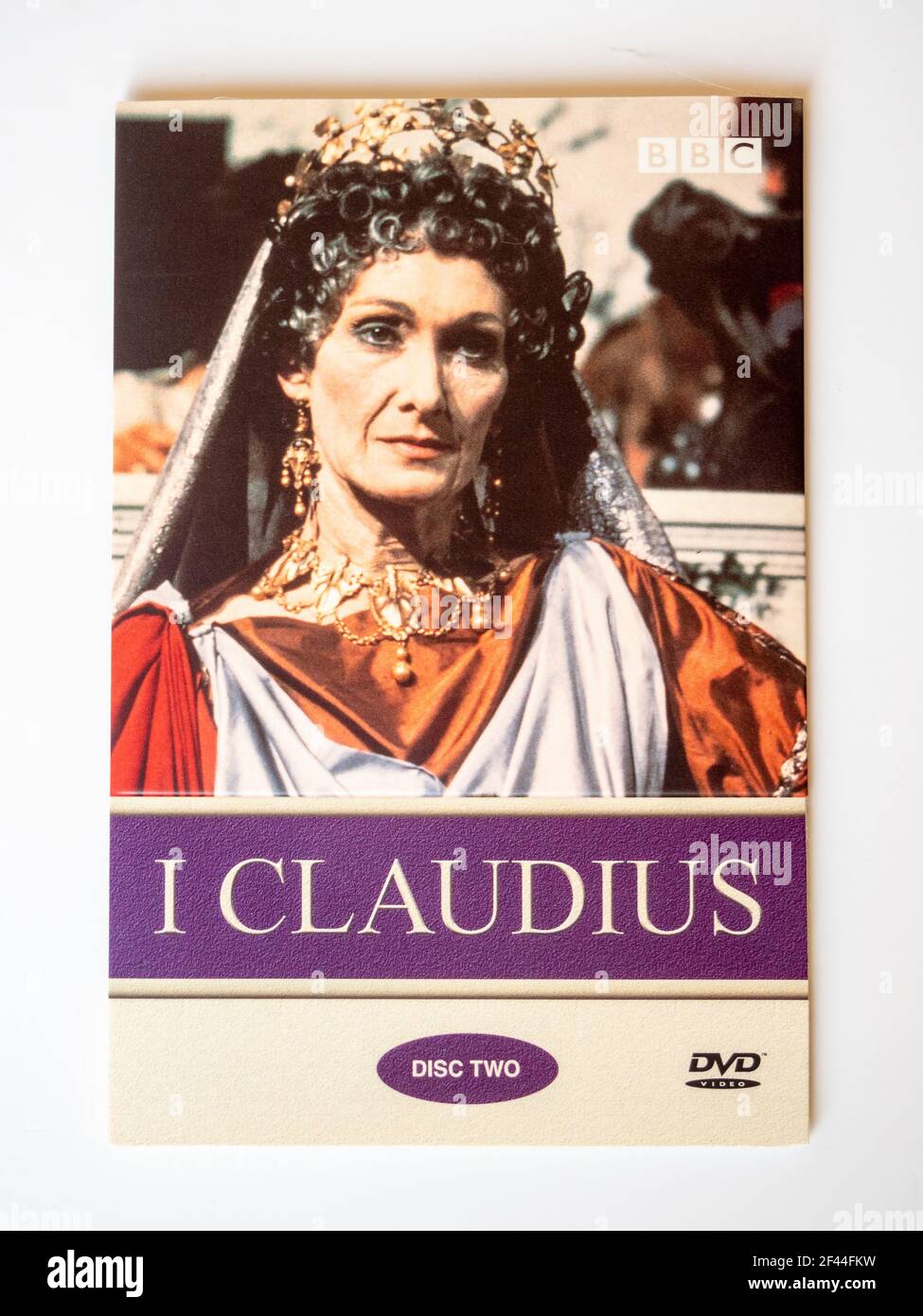 DVD of the 1976 BBC TV series I Claudius, based on the novels by Robert Graves; Sian Phillips pictured Stock Photo