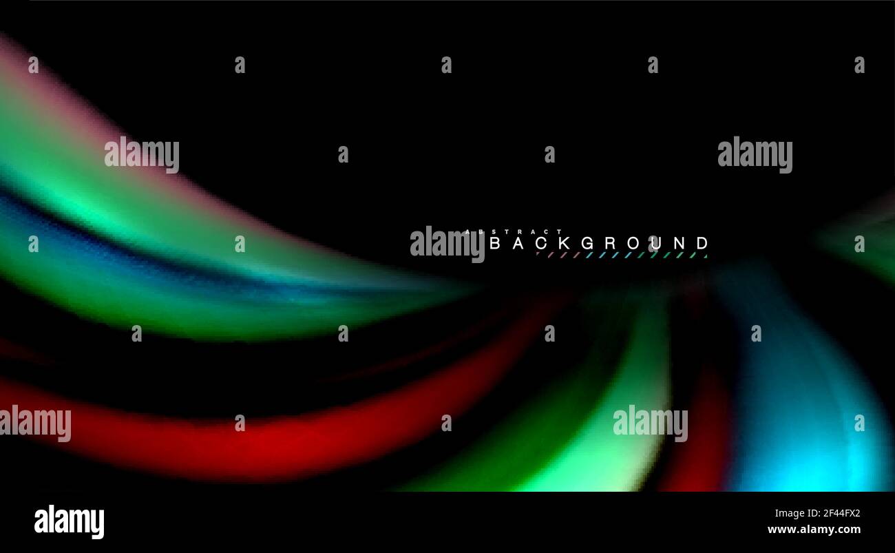 Blur color wave lines abstract background. Blur color wave lines ...
