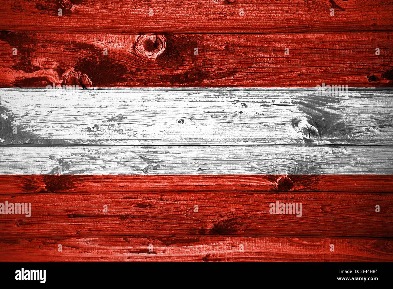Austria flag on wooden planks background wood flag Stock Photo - Alamy