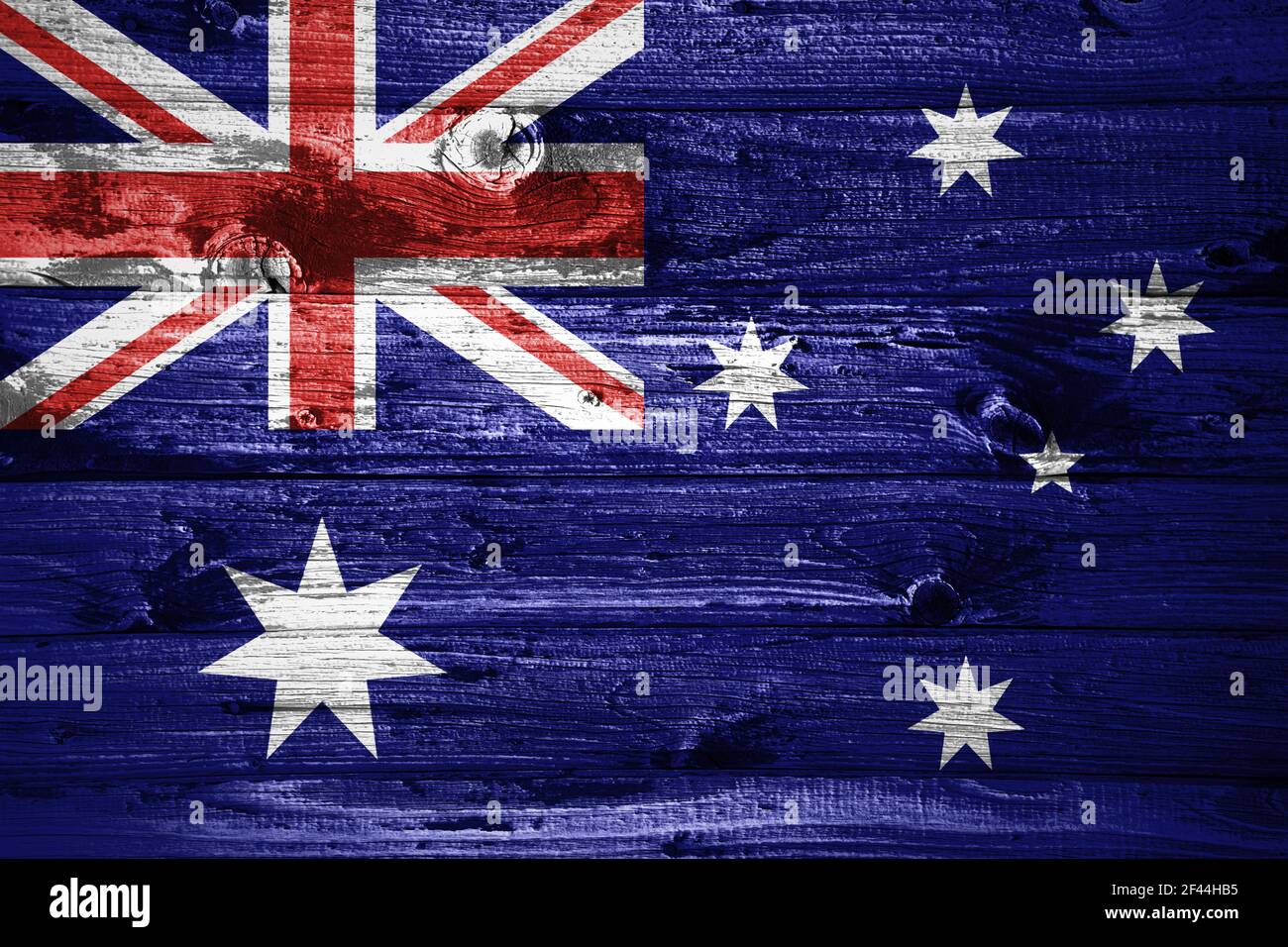 Australia flag on wooden planks background wood flag Stock Photo - Alamy