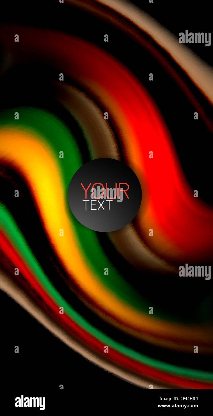 Blur color wave lines abstract background. Blur color wave lines ...