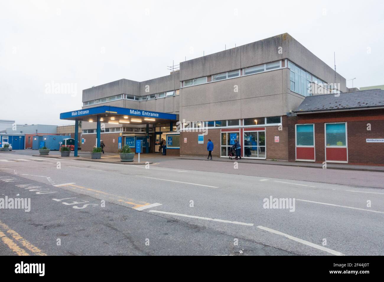 Eastbourne district general hospital main entrance, eastbourne, east