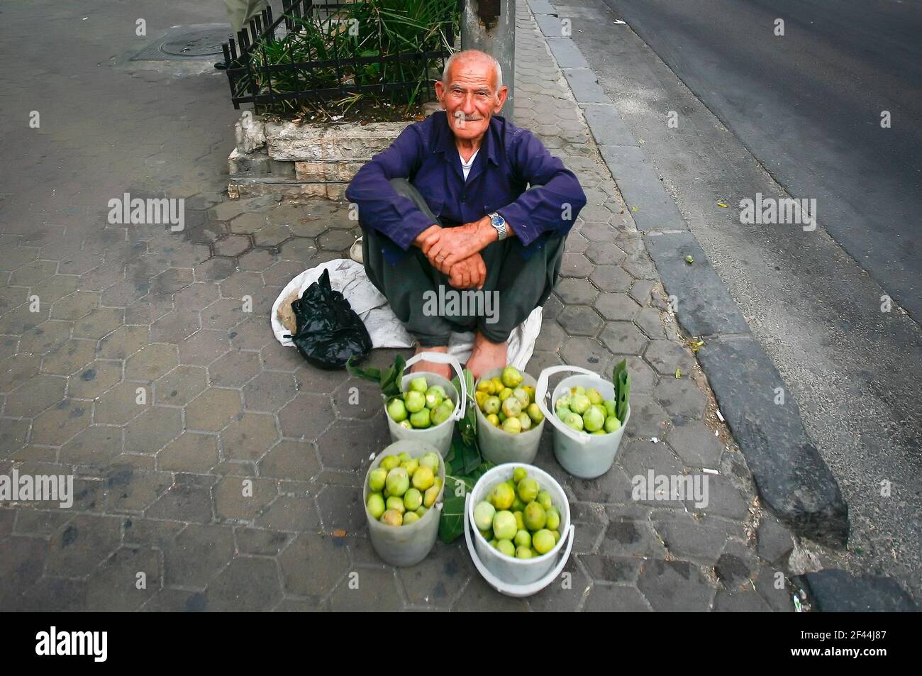 Pre-war Syria.A frame damascus from everyday life.The number of Syrians who fled the Civil War grew to 4 million 185 thousand. Stock Photo