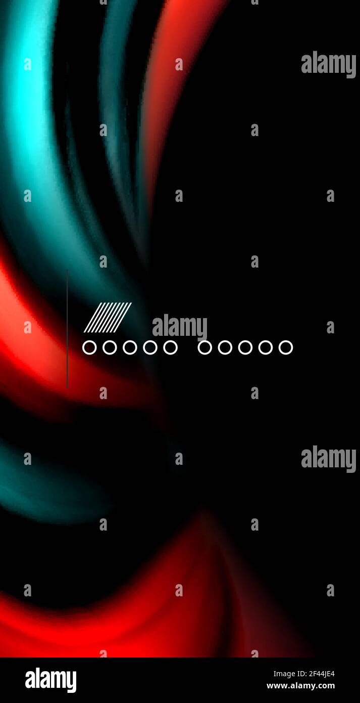 Blur color wave lines abstract background. Blur color wave lines ...