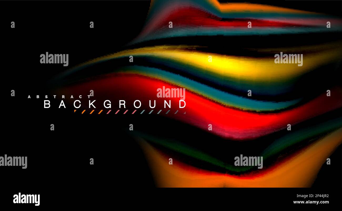 Blur color wave lines abstract background. Blur color wave lines ...
