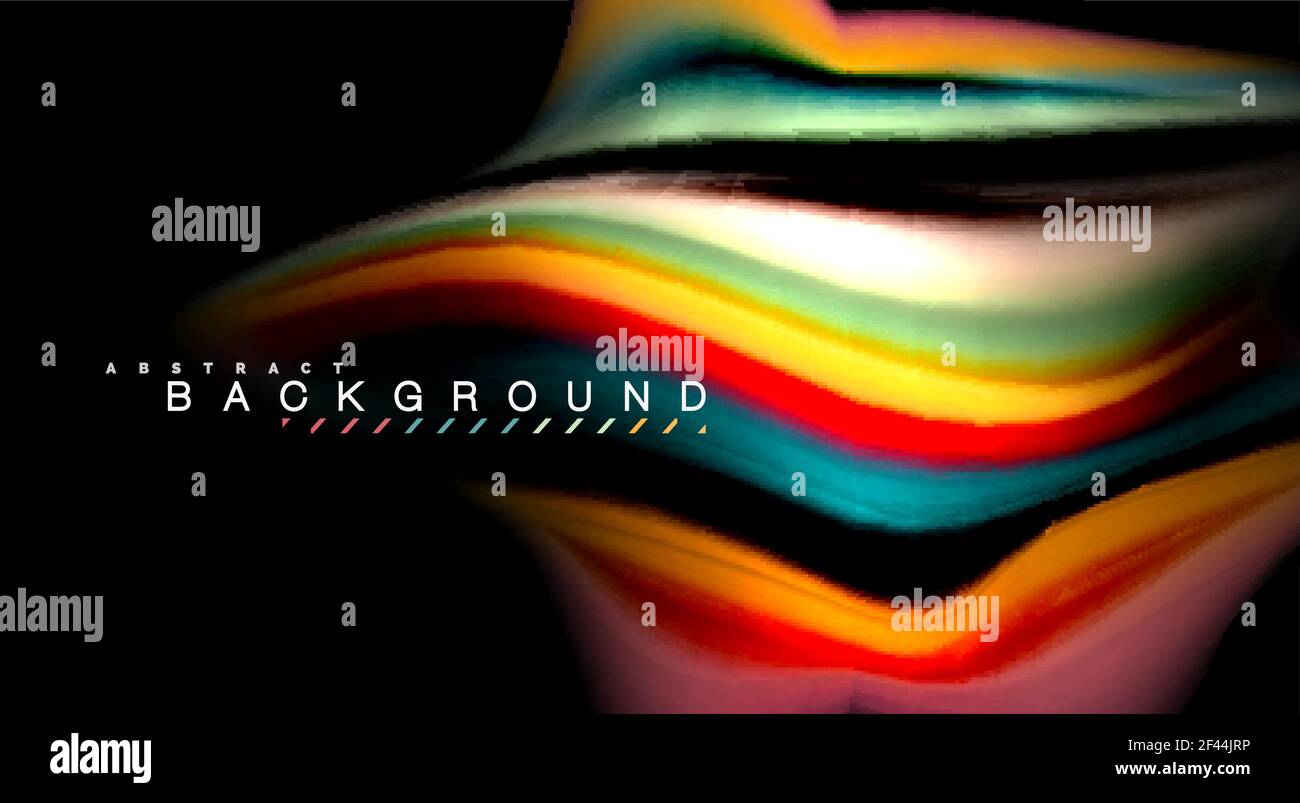 Blur color wave lines abstract background. Blur color wave lines ...