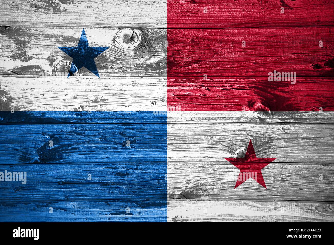 Panama flag on wooden planks background wood flag Stock Photo - Alamy