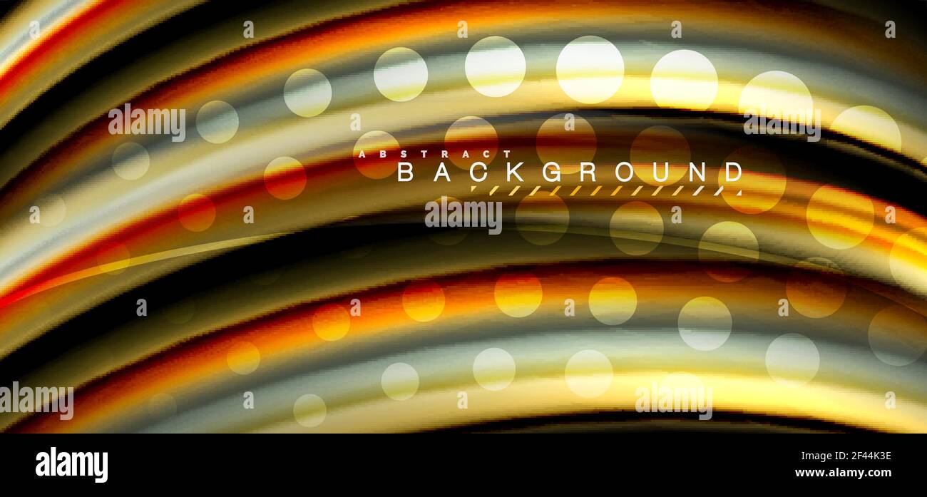 Multicolored wave lines on black background design. Multicolored wave lines on black background vector design Stock Vector